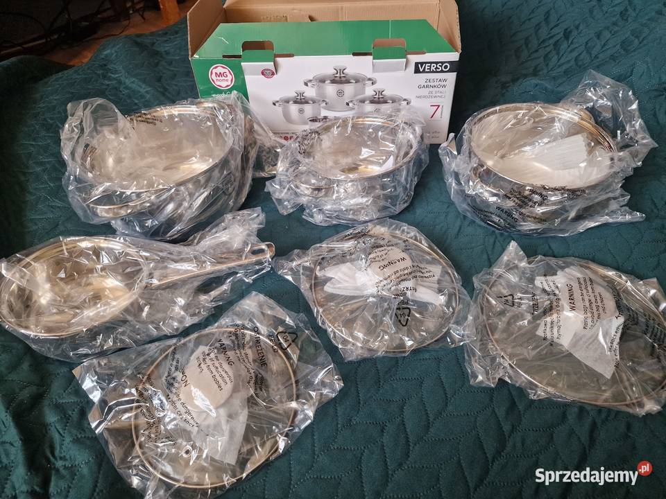 NOWY Zestaw garnków MG Home VERSO 7 elementów Wrocław