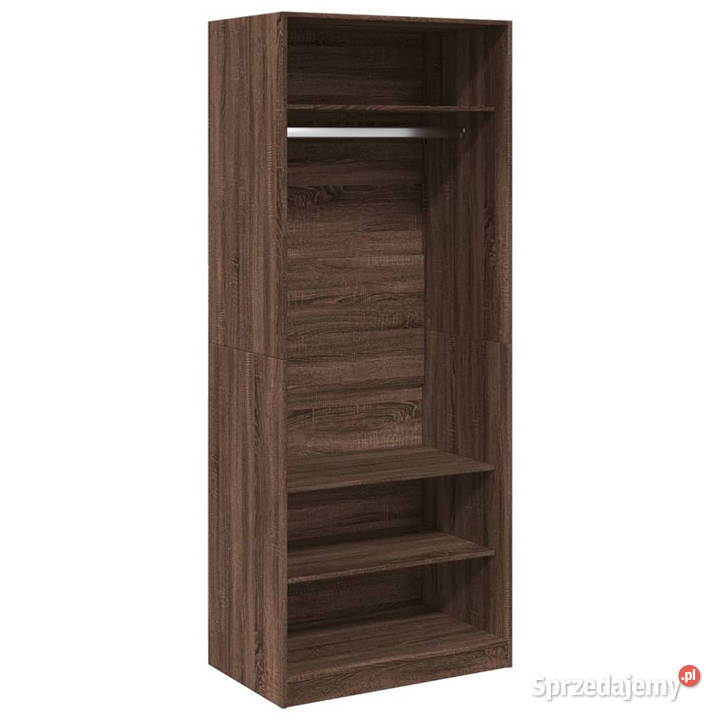 Szafa brązowy dąb 80x50x200 materiał Warszawa sprzedam
