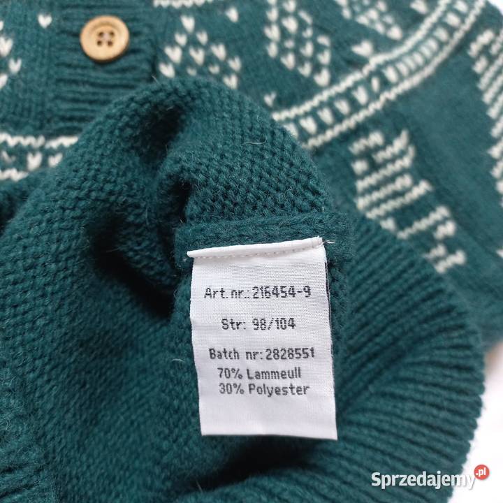 TomTrine 4lata sweterek sweter wełniany 98104 chłopiec Gryfino sprzedam