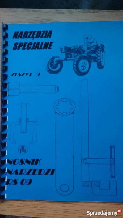 Ciagnik RS09 ksiazka narzedzia specjalne Stalowa Wola