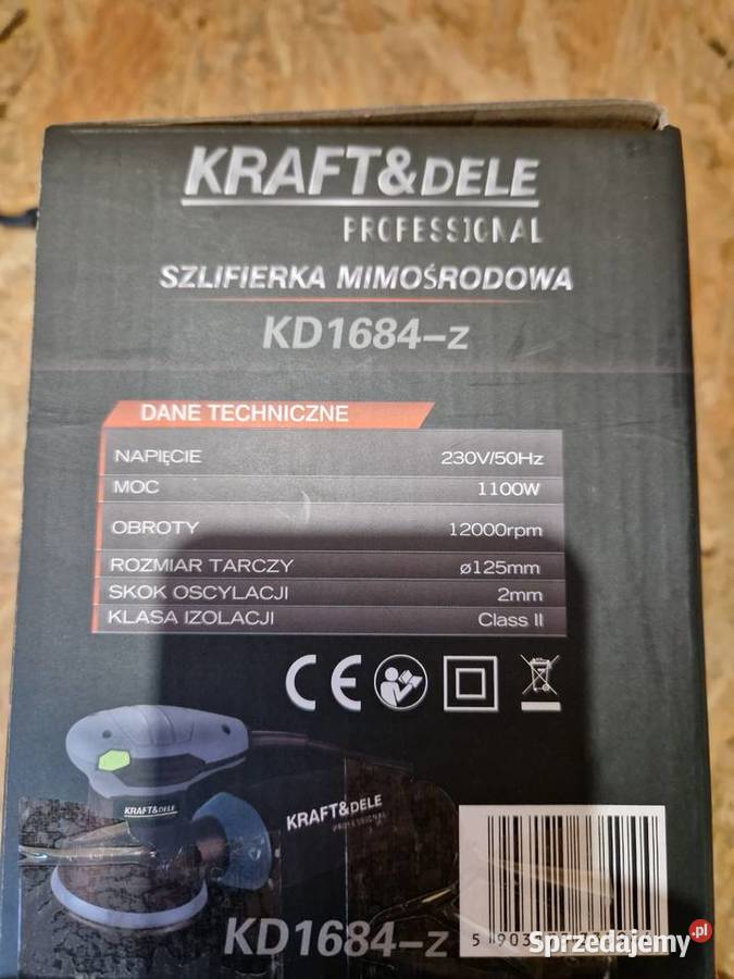 Szlifierka Mimośrodowa KraftDele 1100W Tarcza wielkopolskie Głogowa
