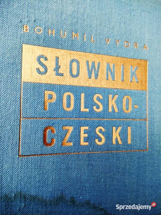 Słownik polsko czeski książki antykwariaty Warszawa
