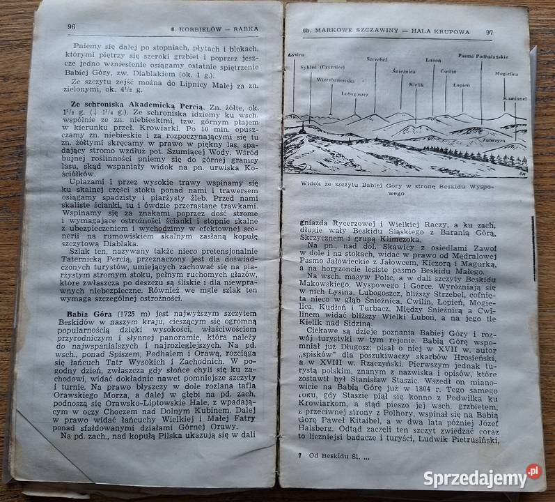 BIESZCZADY 125 000 mapy turystyczne 4 w etui małopolskie
