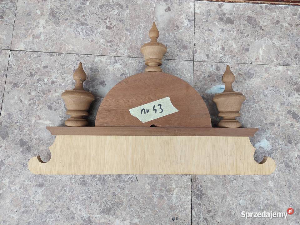 43 korona starego zegara szafki lustra szer 35 Tczew