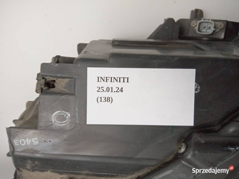 ŚLIZG LAMPY PRAWY PRZÓD INFINITI QX70 FX30 FX35 Nowy Tomyśl