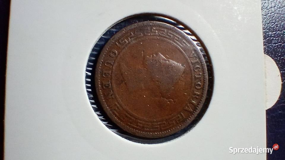 Stare monety 1 cent 1870 Cejlon Lesko