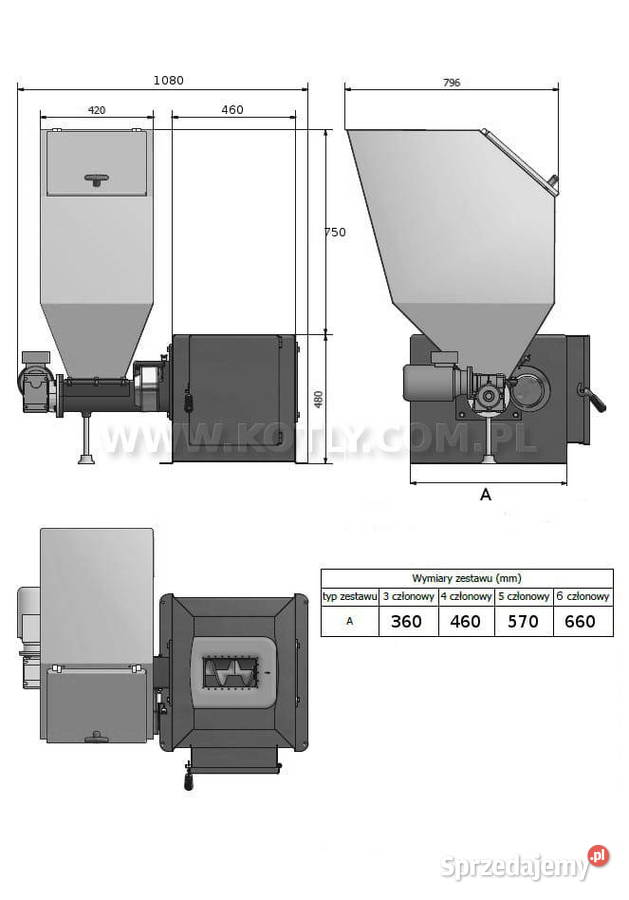 Moduł podajnika na ekogroszek żeliwny do pieca mazowieckie Ossów