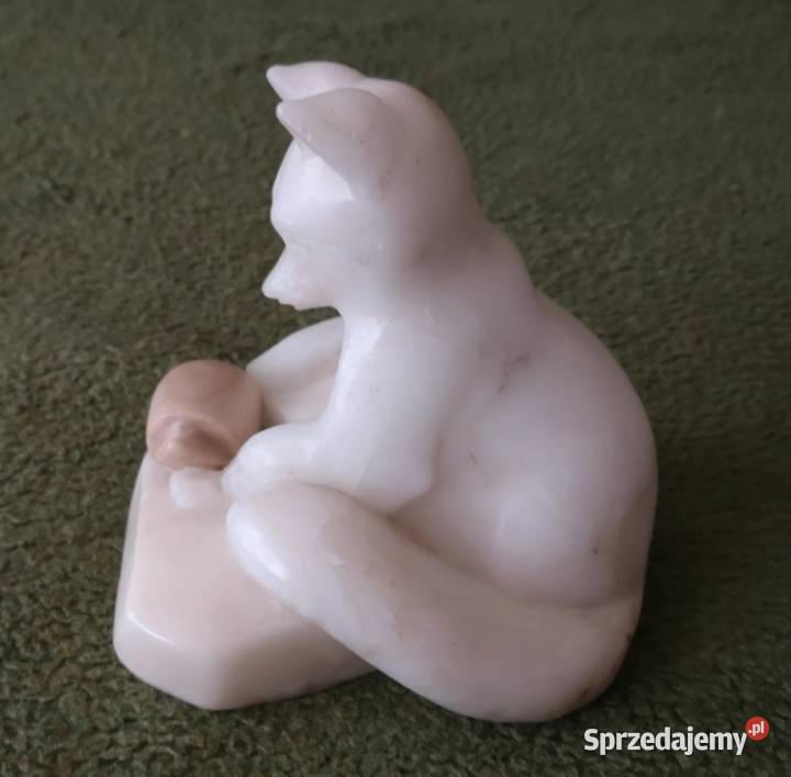 Modernistyczny lisek zaciekawiony jeżem rzeźba z Katowice sprzedam