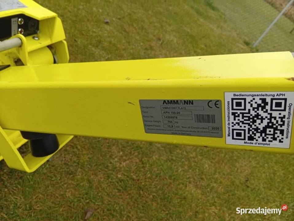 Zagęszczarka Ammann APH 10020 700 Biznes i Przemysł