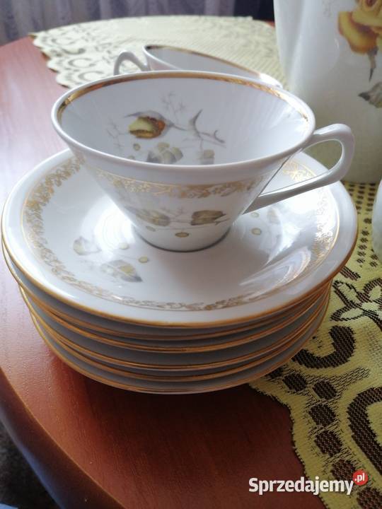 Porcelanowy serwis kawowy z PRL pomorskie sprzedam