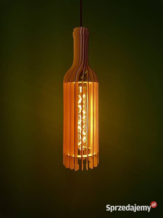 Abażur drewniany lampa dekoracyjna w kształcie Tarnów