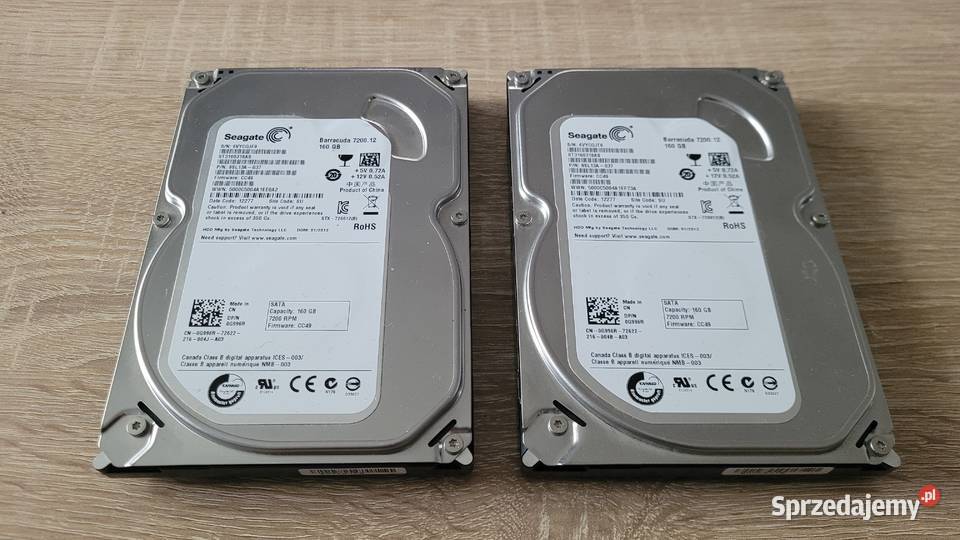 Dysk HDD 160GB Seagate Barracuda 720012 7200rpm Łódź sprzedam