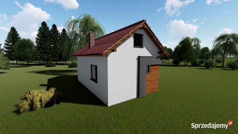 Projekt domu ZG36 na zgłoszenie 5 m ROD Sosnowiec sprzedam