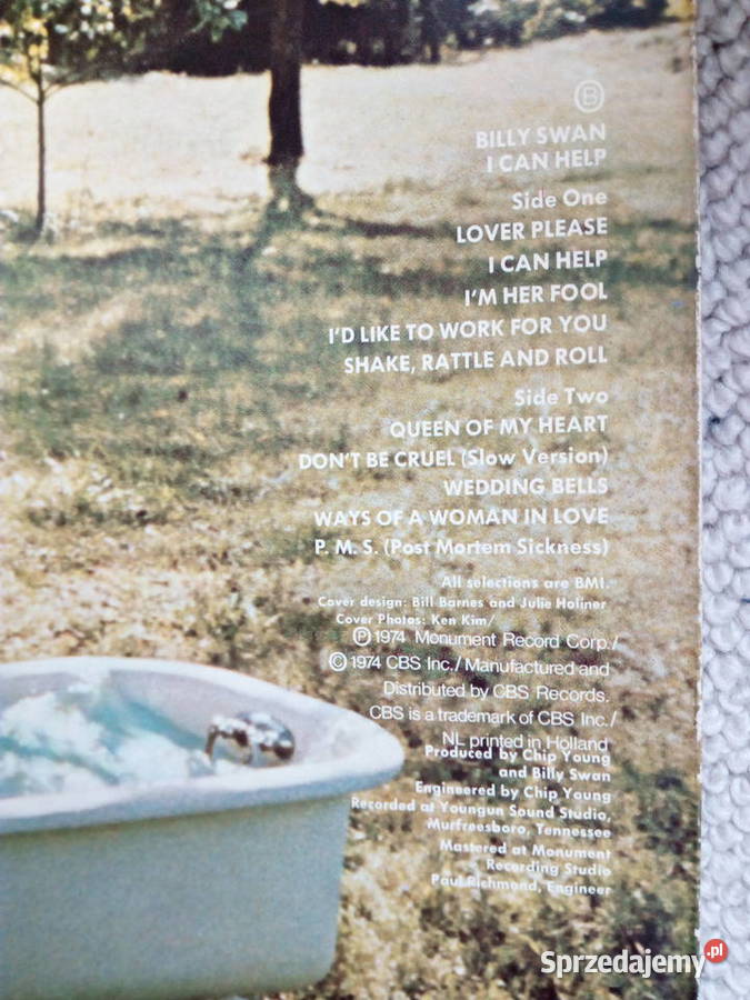 BILLY SWAN I Can Help 1974 Monument CBS LP