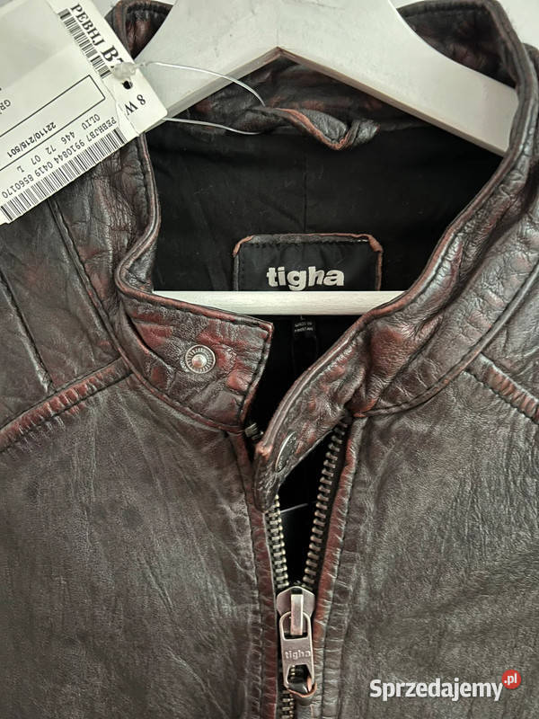 Męska kurtka skórzana TIGHA rL Stan nowa Vintage