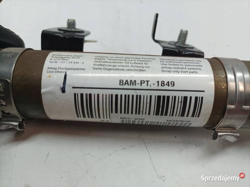 KURTYNA PWIETRZNA AIRBAG LEWA K2 AZJA 850104X000 świętokrzyskie