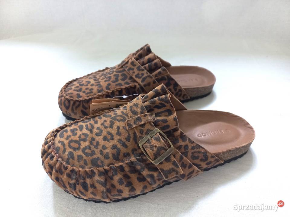 Buty damskie Klapki PANTERKA Chodaki Mule r 4041