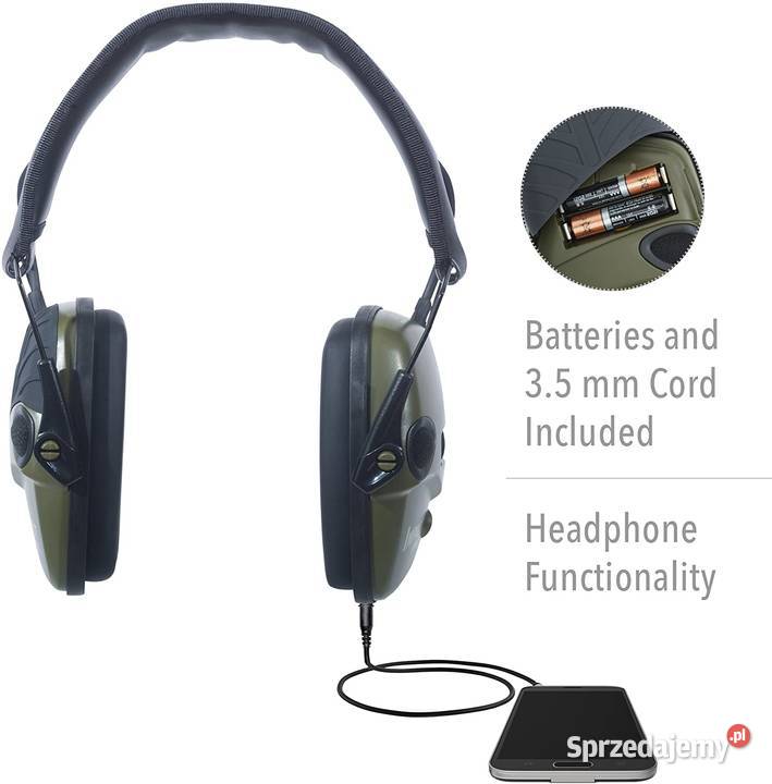 Taktyczne Ochronniki słuchawki Howard impact Bełchatów