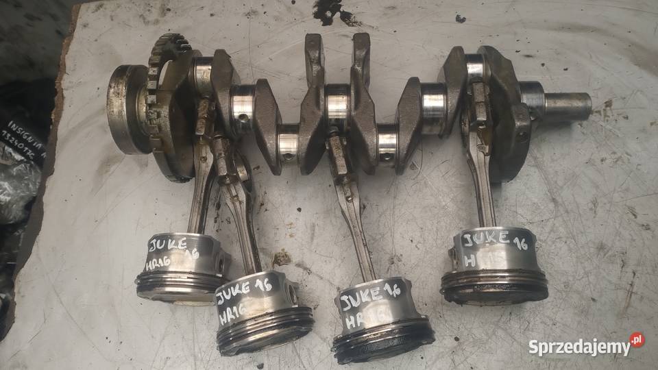 NISSAN JUKE 16 16V HR16 wał korbowy tłok osobowe Kielce