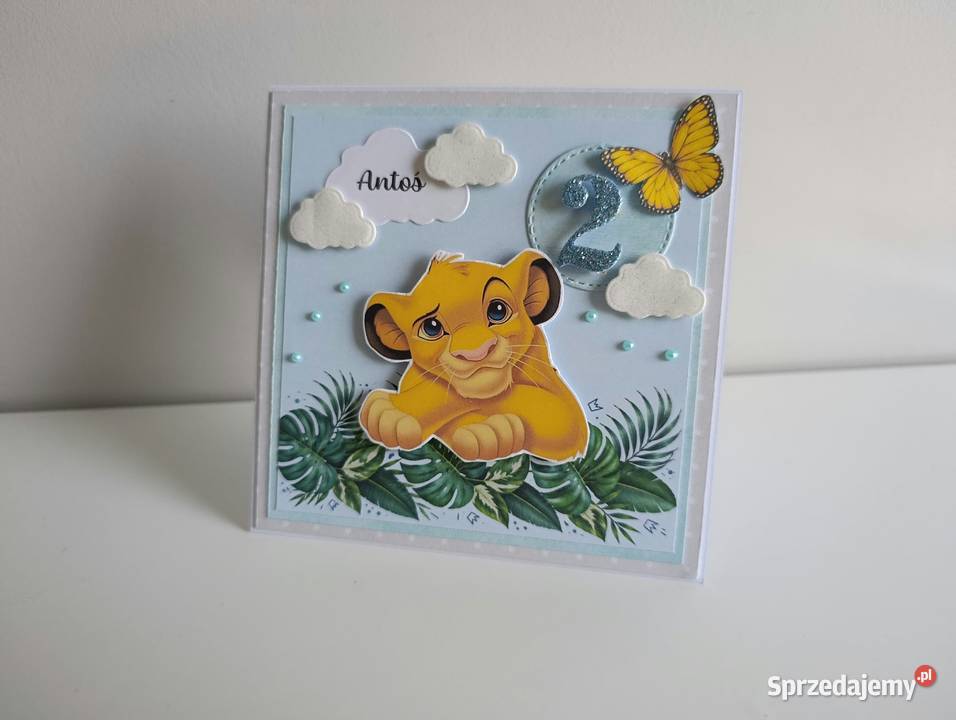 Personalizowana kartka urodzinowa ręcznie Rękodzieło Łódź