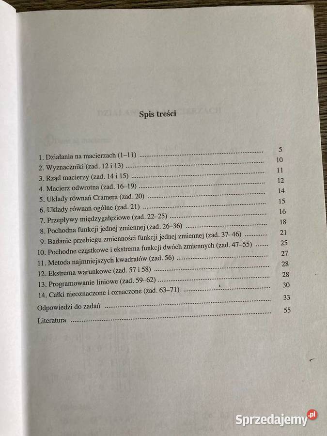 Książka Zadania z matematyki stosowanej Kultura i Rozrywka Nisko