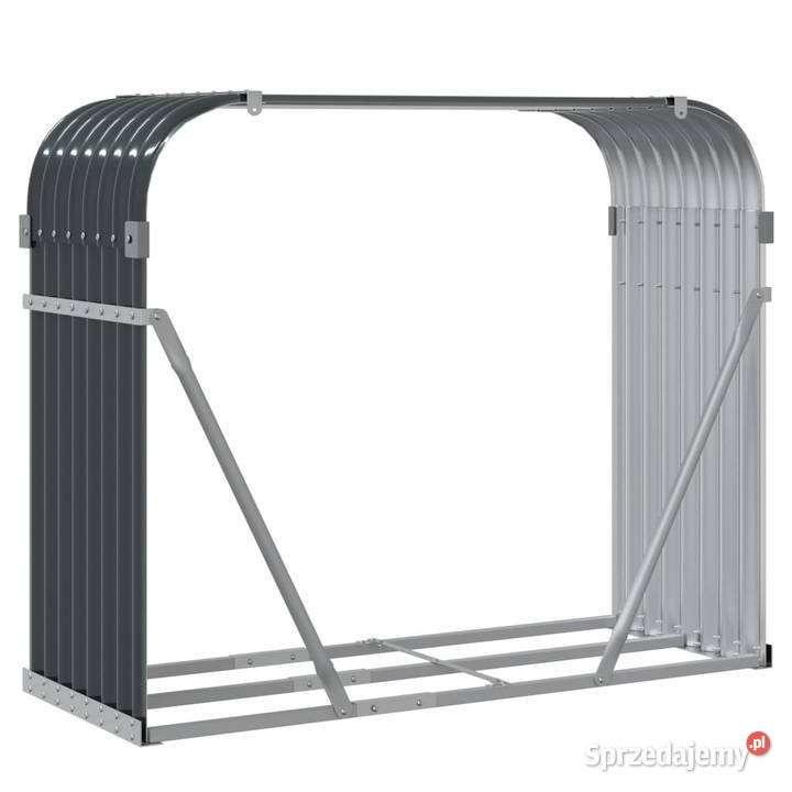 Stojak na drewno antracyt 120x45x100 stal Warszawa