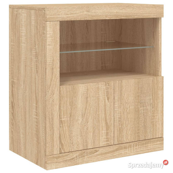 Szafka z oświetleniem LED dąb sonoma 283x37x67 Warszawa