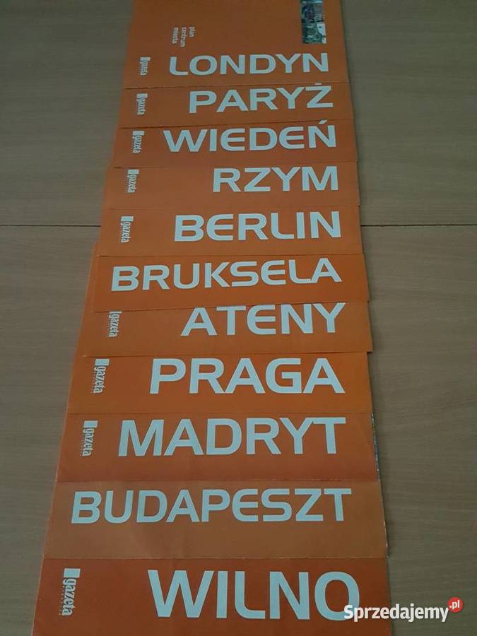 Samochodowy atlas EUROPY plany centrum miasta 10 Złotniki
