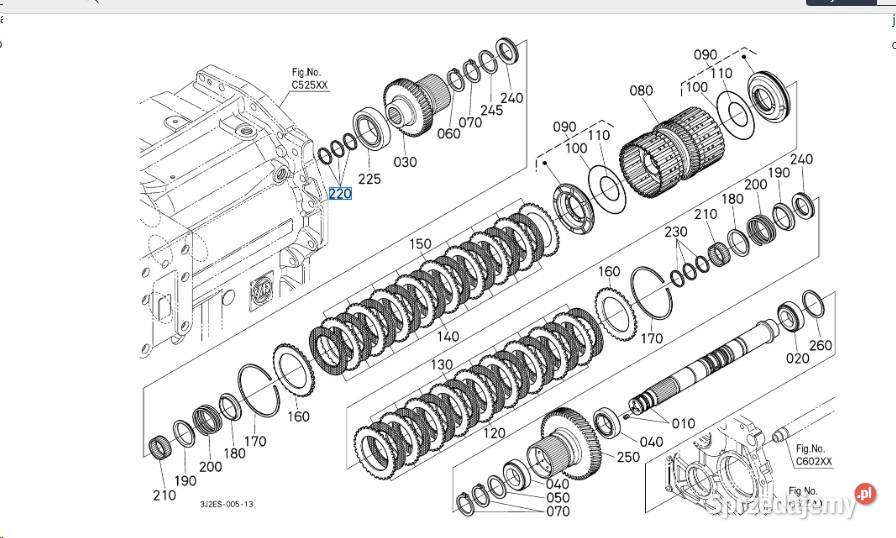 Pierścień układu przełączalnego pod obciążeniem Pozostałe Kobylnica
