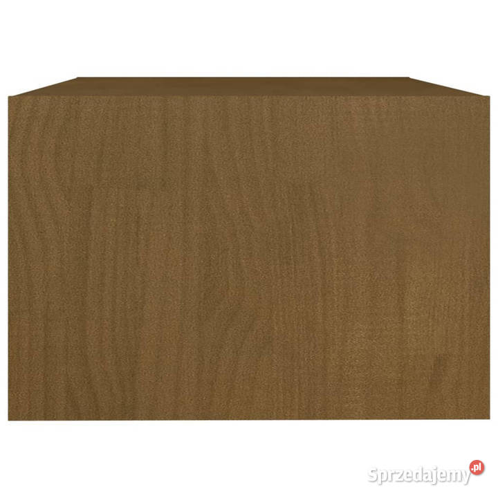 Stolik kawowy miodowy brąz 75x50x335 drewno Warszawa