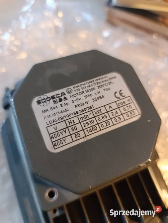 silnik elektryczny wysokotemperaturowy Gdynia sprzedam