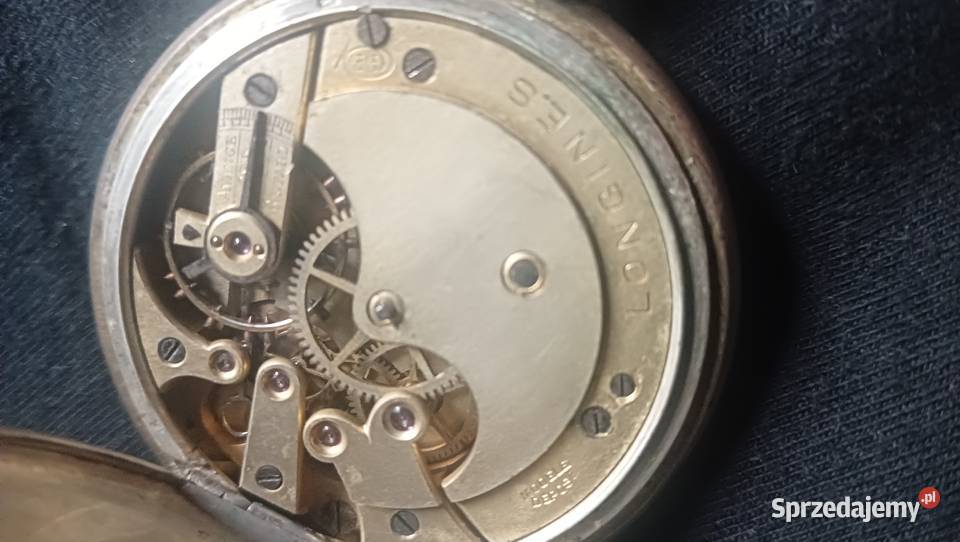 DWA ZEGARKI KIESZONKOWE LONGINES STARY SREBRO Sucha Beskidzka sprzedam