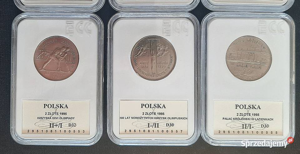 Komplet Monet 2 złote 1995 Gliwice