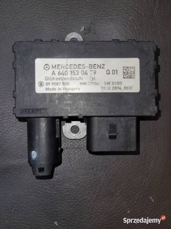 Moduł PRZEKAŹNIK świec żarowych A6401530479 osobowe sprzedam