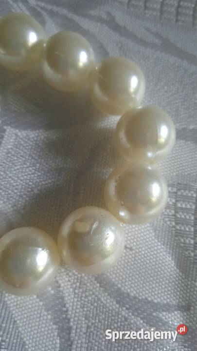 OKAZAŁA BRANSOLETA Z PEREŁ Piła sprzedam