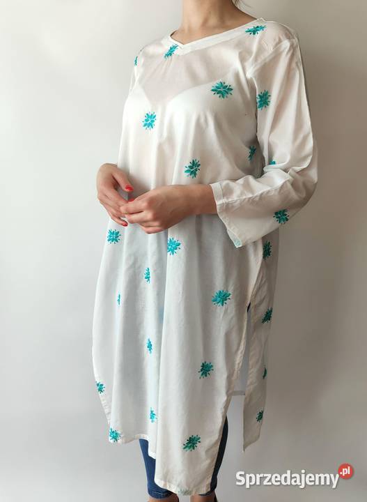 Długa tunika indyjska kameez XXL 44 3XL 46 plus Szczecin sprzedam