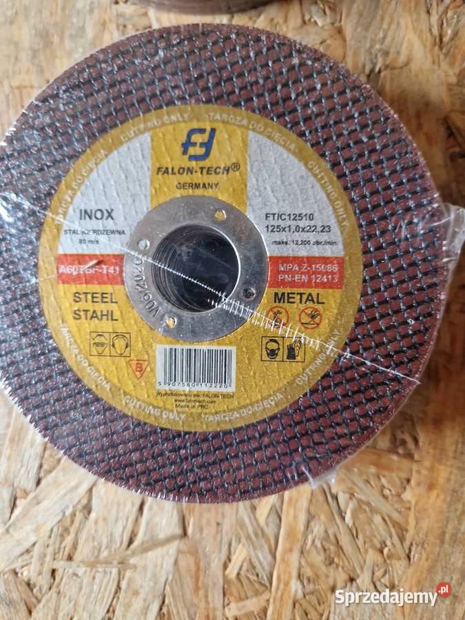 Tarcza do cięcia metalu 125x1mm Falon Tech Inox wielkopolskie Głogowa
