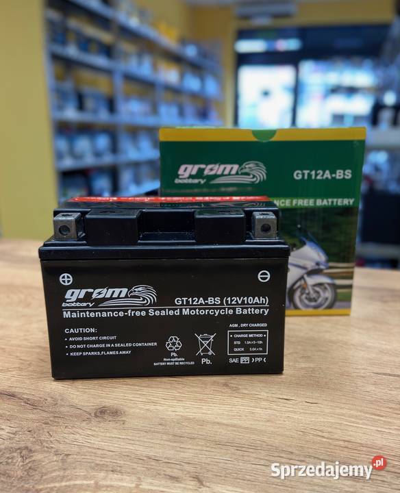 Akumulator motocyklowy GROM GT12ABS YT12ABS 12V kujawsko-pomorskie