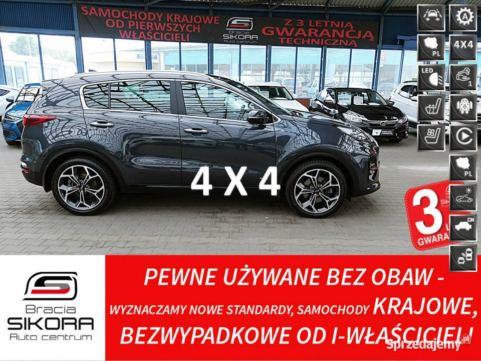 Kia Sportage GT Line 4x4 ELDach Fabryczna Gwar klimatyzacja śląskie