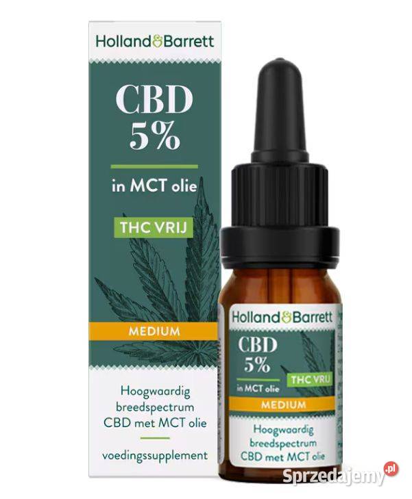 Olejek CBD Holland Barrett 5 10ml Oryginalny Łódź