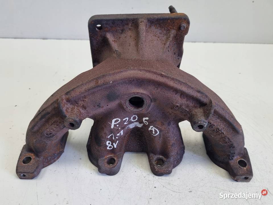KOLEKTOR WYDECHOWY Peugeot 206 11 8V 9636962310 osobowe
