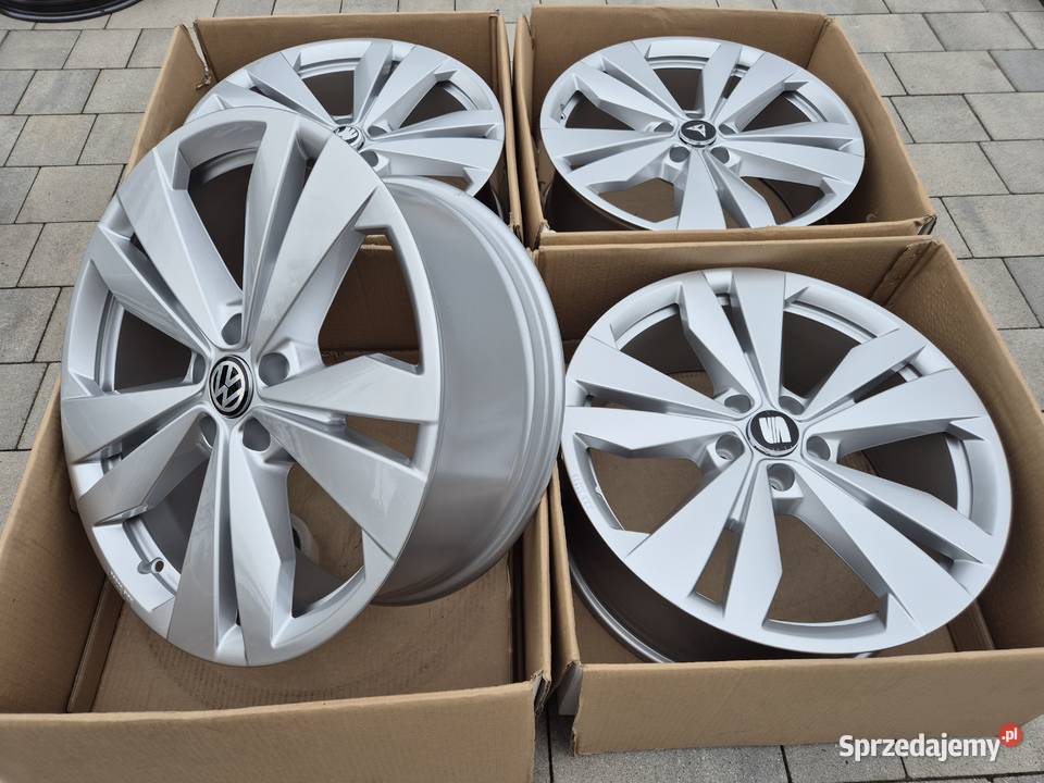 Felgi 19 5x112 Maxion OEM VW Audi Skoda Srebrne Żory