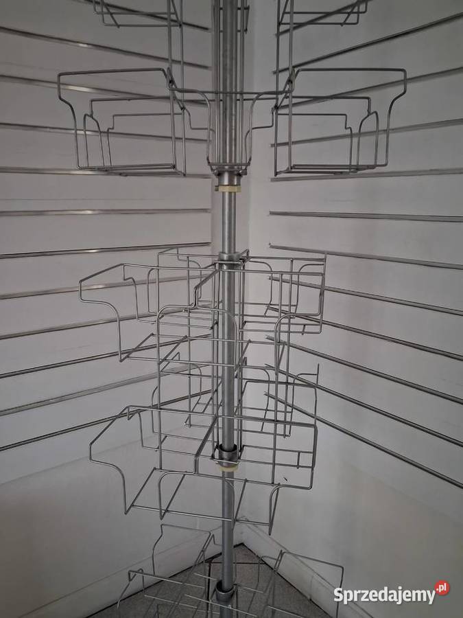 stojak ekspozytor metalowy obrotowy Cieszyn