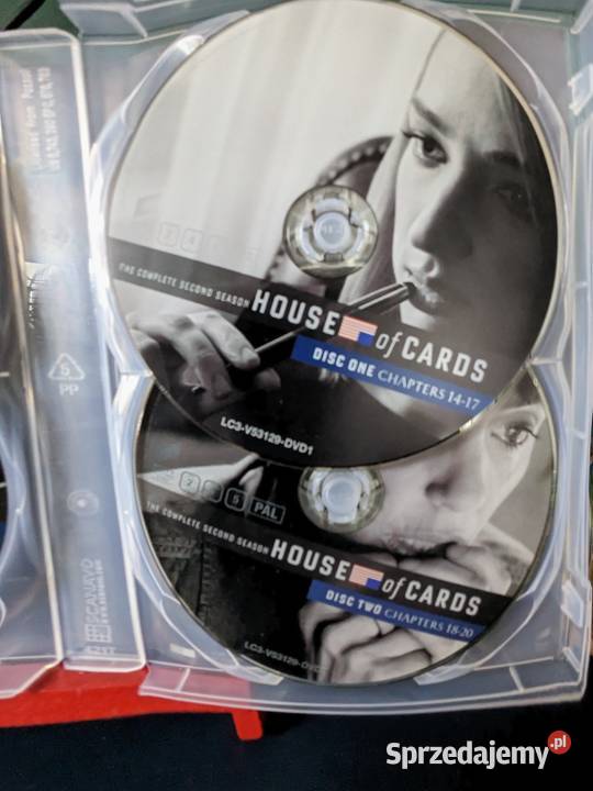 Serial House Of Cards Sezon 2 4DVD 13odcinków mazowieckie