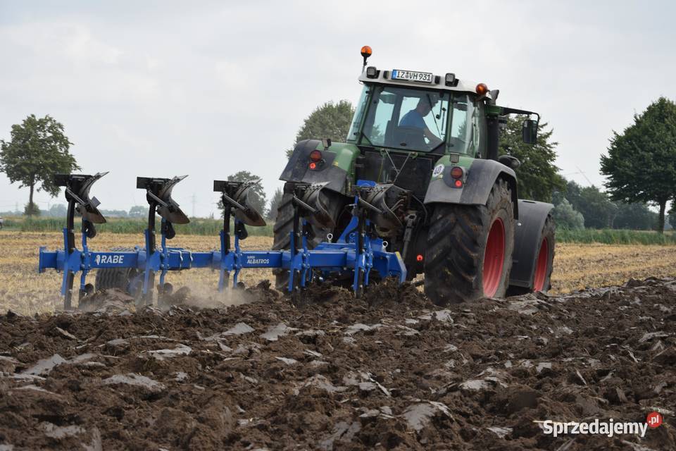 Pług obrotowy RABE niemiecki 4 skibowy obracalny Łowicz