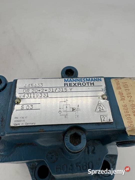 Rexroth DR 20231315Y Zawor redukcyjno zwrotny