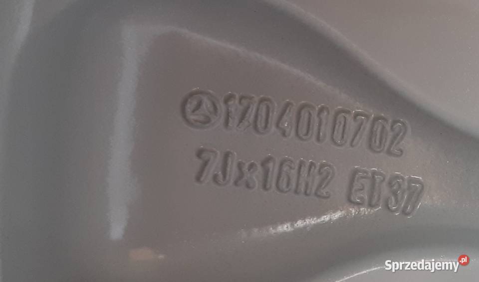 FELGA 7Jx16H2 ET37 MERCEDES W170 1704010702 Mielęcin