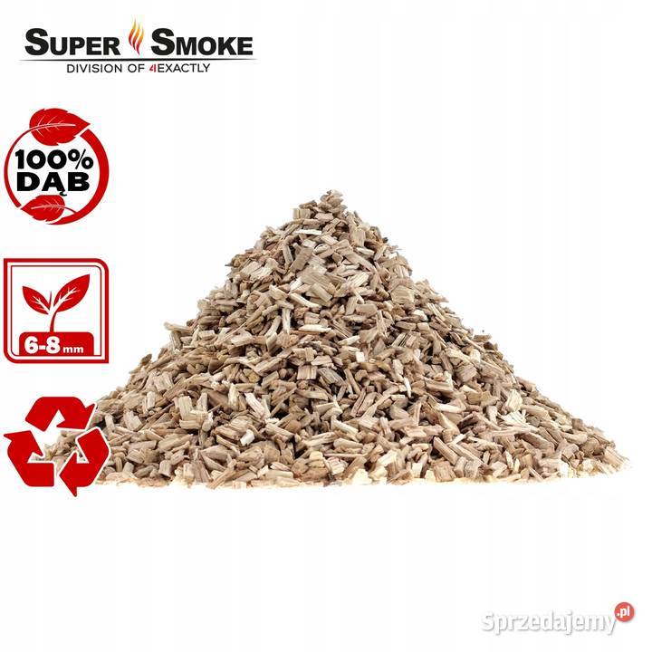 Zrębki Wędzarnicze Super Smoke DĄB KL08 68mm