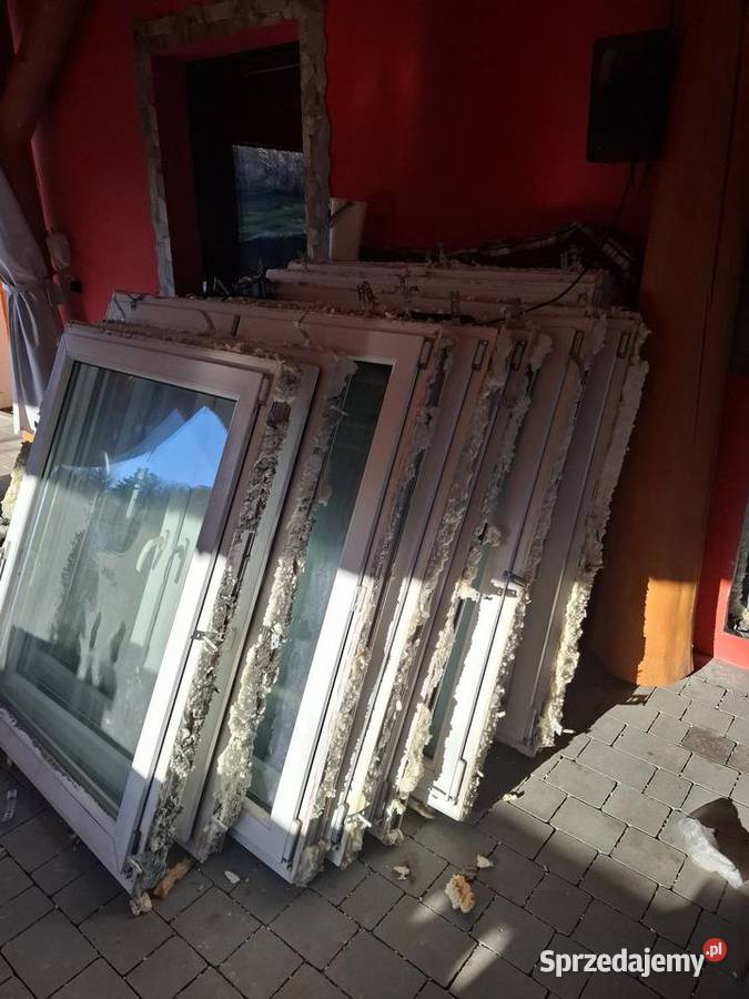 Okna białe z demontażu Gródek nad Dunajcem