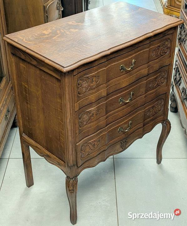 ładna dębowa komoda ludwikowskasklep Dąbrowa Dąbrowa Górnicza